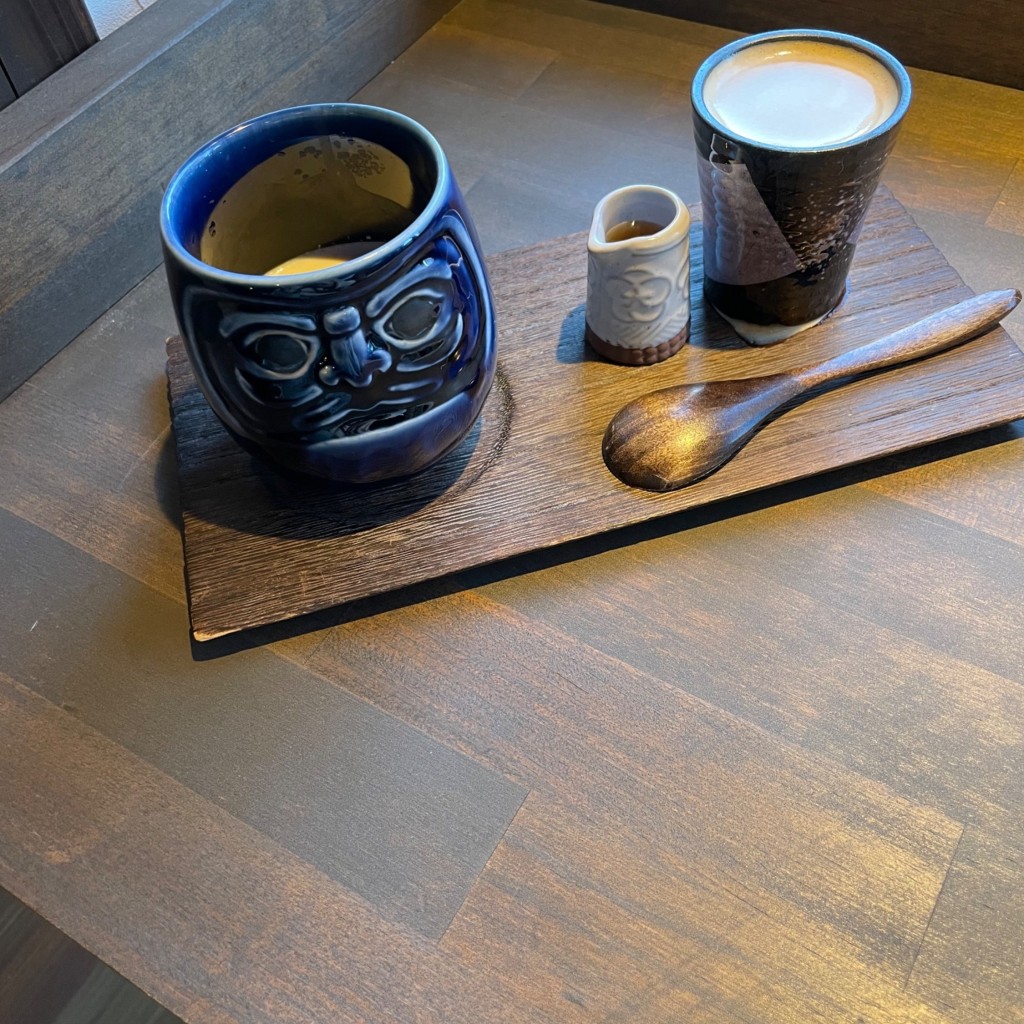 ユーザーが投稿しただるまミルクプリンコーヒーの写真 - 実際訪問したユーザーが直接撮影して投稿した伊香保町伊香保喫茶店茶楼 千の写真