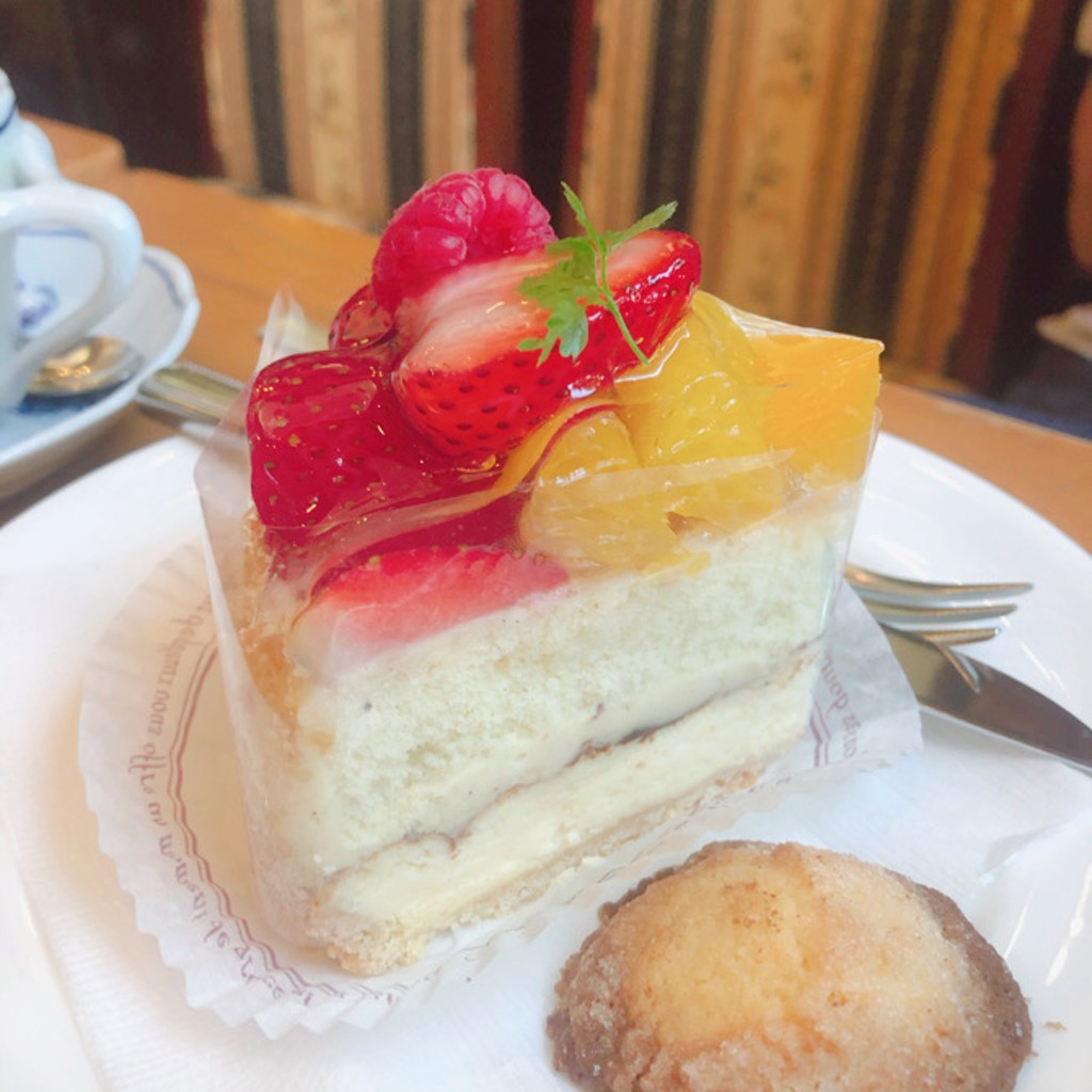ユーザーが投稿したケーキセットの写真 - 実際訪問したユーザーが直接撮影して投稿した松陽台ケーキドイツ菓子 ゲベックの写真
