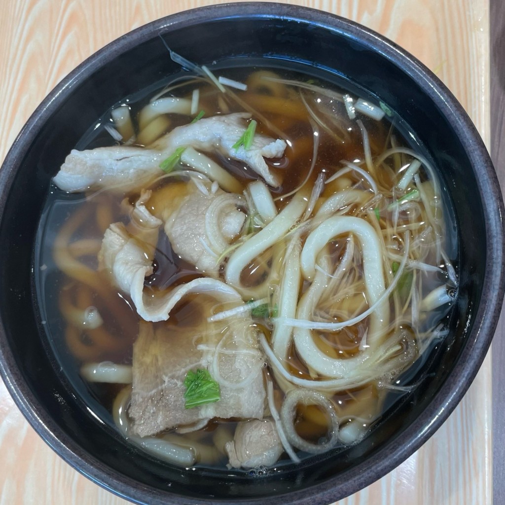 ユーザーが投稿した肉うどんの写真 - 実際訪問したユーザーが直接撮影して投稿した黒袴町そば栃乃木の写真