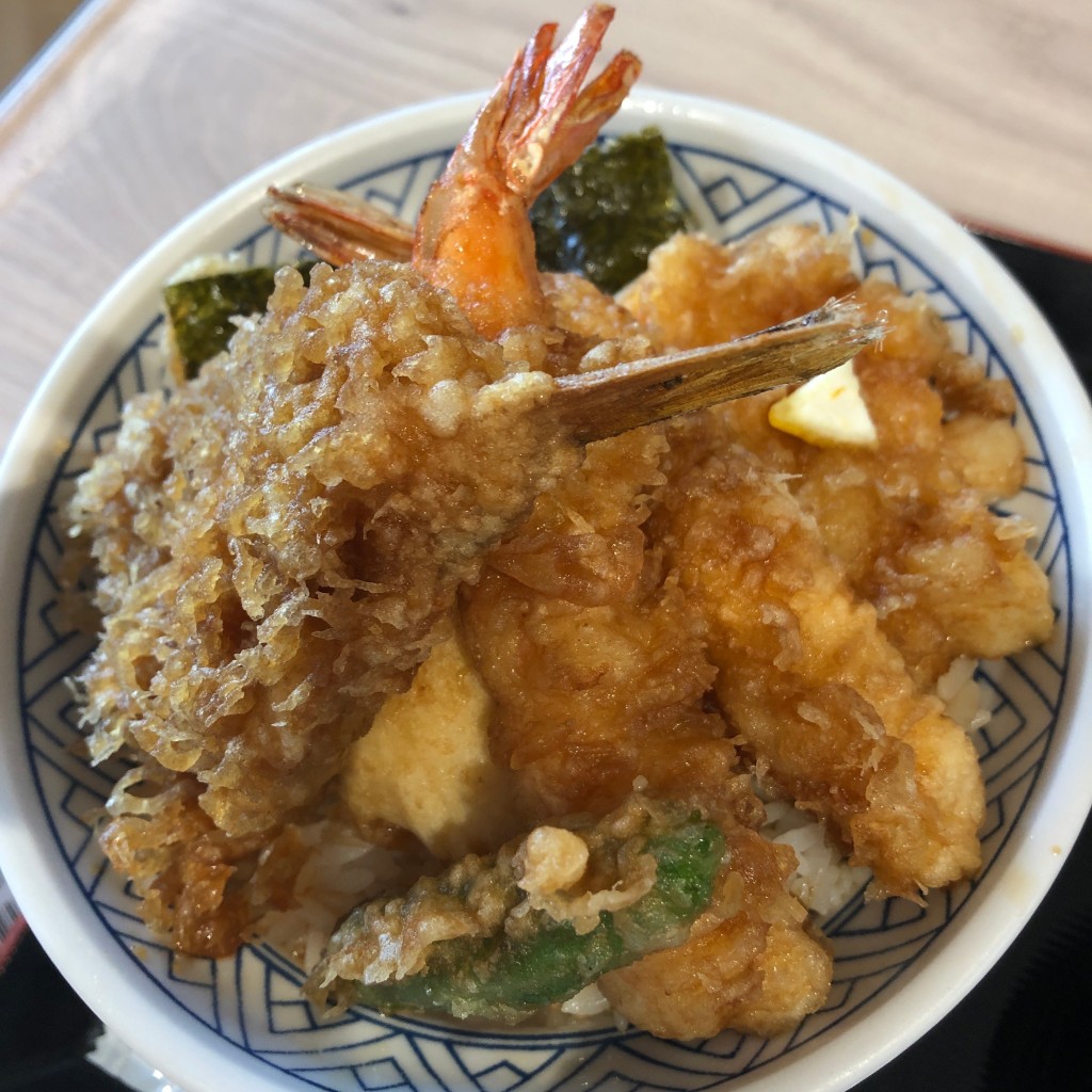 ユーザーが投稿した[B]上天丼の写真 - 実際訪問したユーザーが直接撮影して投稿した長島町浦安天ぷら日本橋天丼 金子半之助 ジャズドリーム長島店の写真