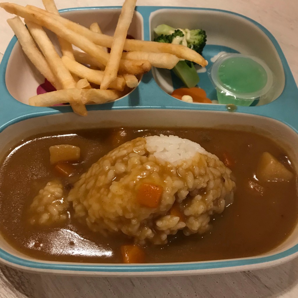 ユーザーが投稿したキッズカレーの写真 - 実際訪問したユーザーが直接撮影して投稿したインターパークカフェTABI CAFE インターパーク店の写真