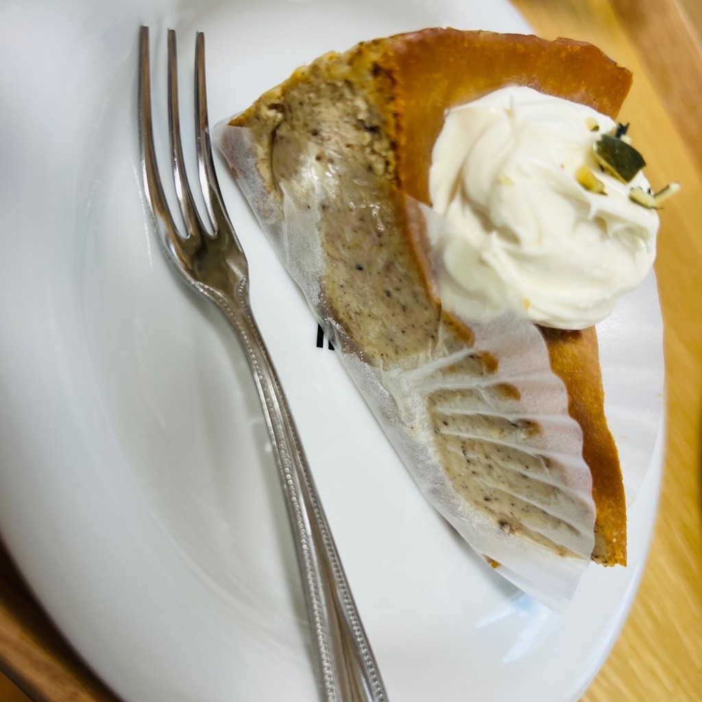ユーザーが投稿したアールグレイチーズケーキの写真 - 実際訪問したユーザーが直接撮影して投稿した楠木町スイーツアセンブル!の写真