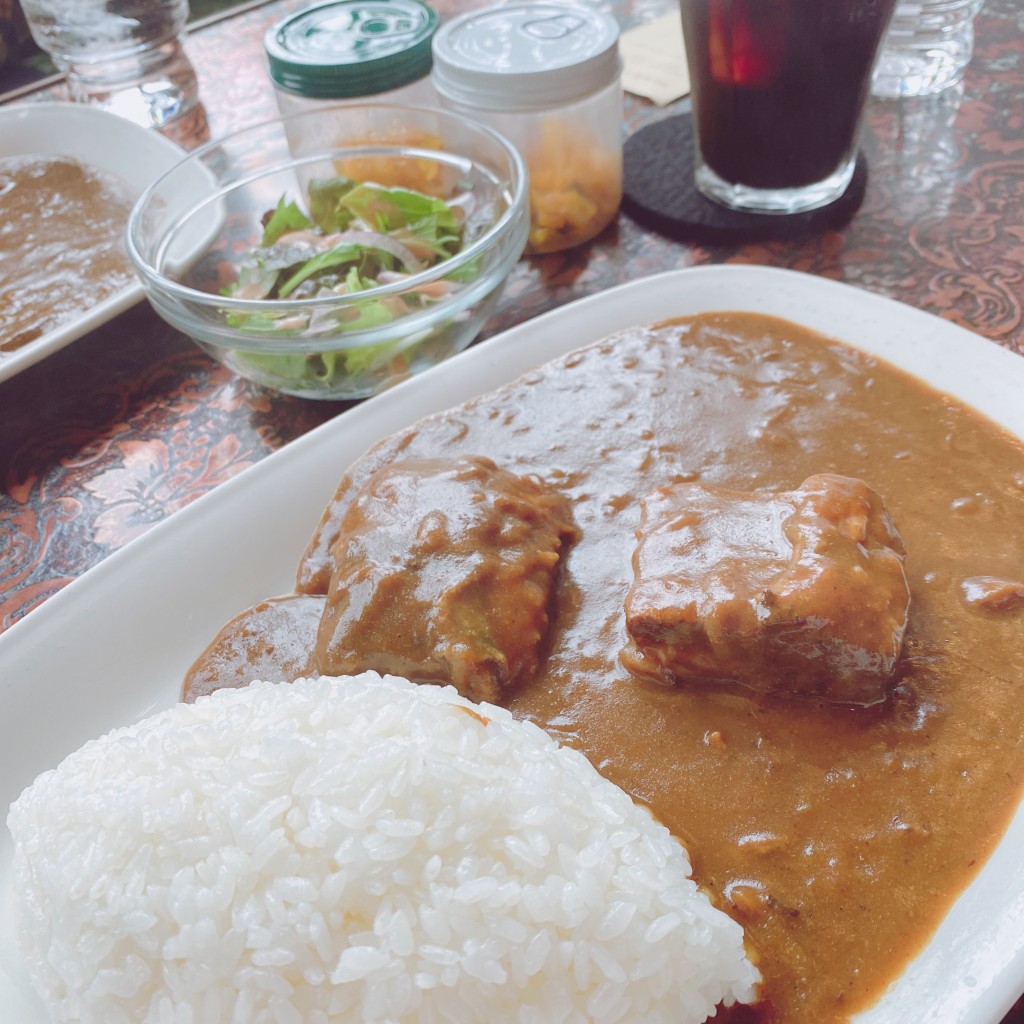 ユーザーが投稿した肉カレーの写真 - 実際訪問したユーザーが直接撮影して投稿した東中央喫茶店ラビンの写真