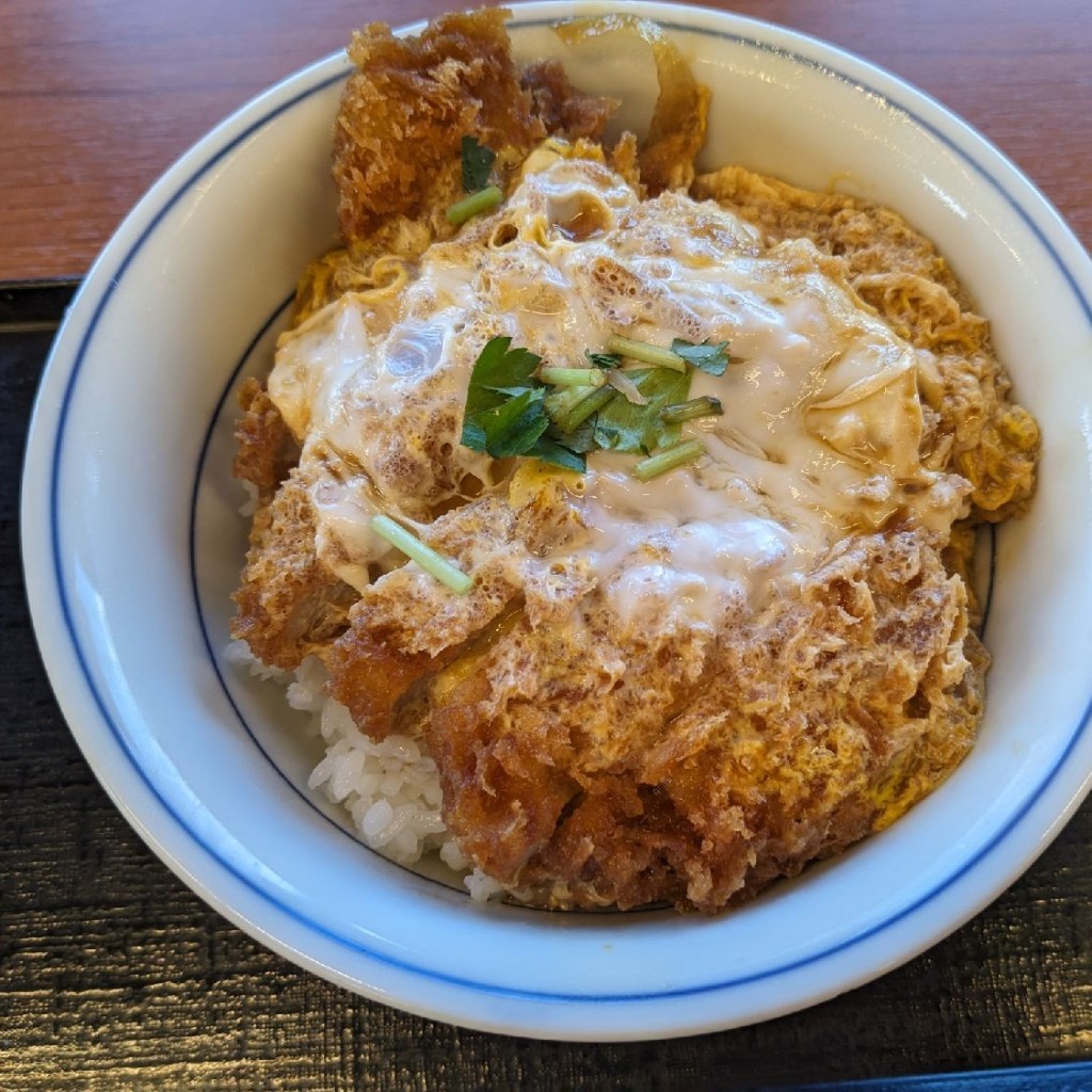 ユーザーが投稿したカツ丼(梅)の写真 - 実際訪問したユーザーが直接撮影して投稿した恒久とんかつかつや 宮崎恒久店の写真