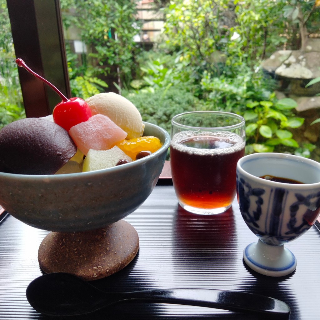 ペロリFさんが投稿した由比ガ浜和カフェ / 甘味処のお店無心庵/ムシンアンの写真