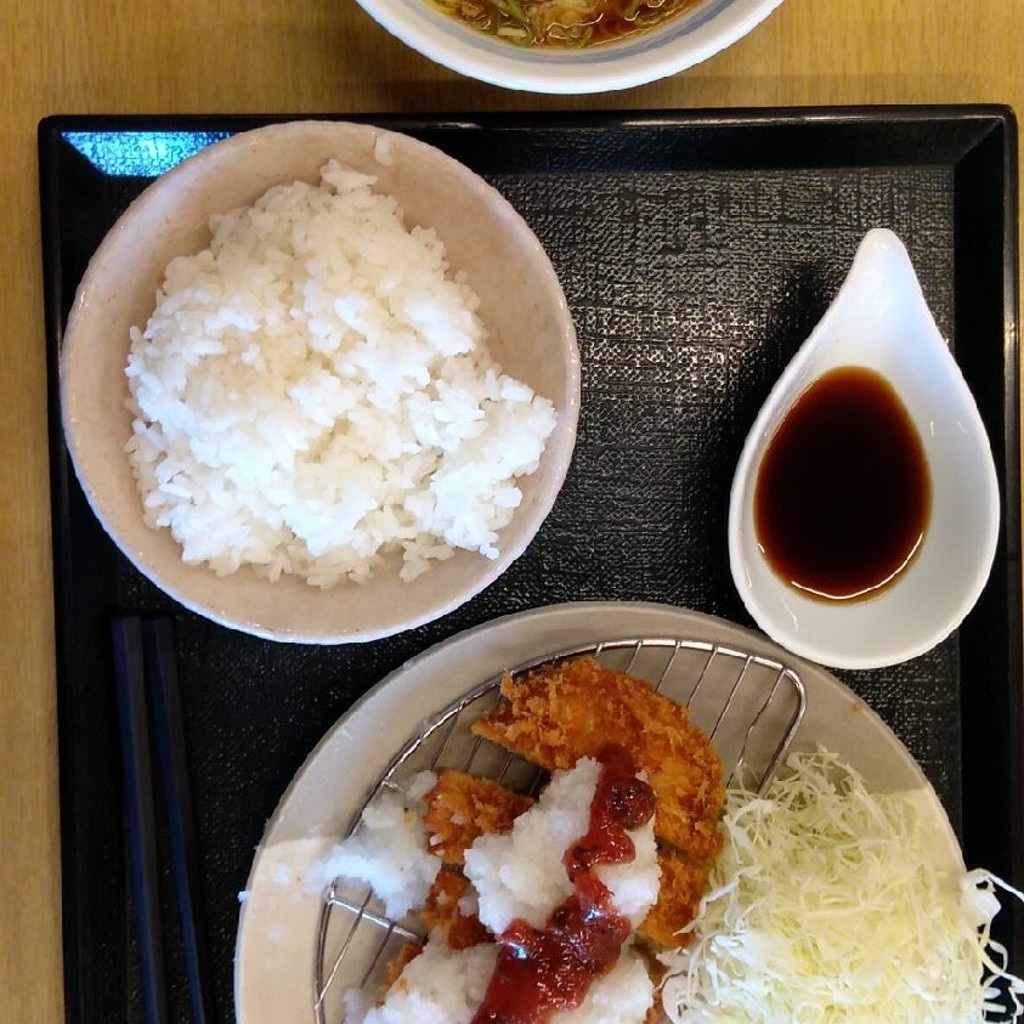 ユーザーが投稿したおろしかつ 定食  小うの写真 - 実際訪問したユーザーが直接撮影して投稿した上田楽町うどんどんどん庵 上田楽店の写真