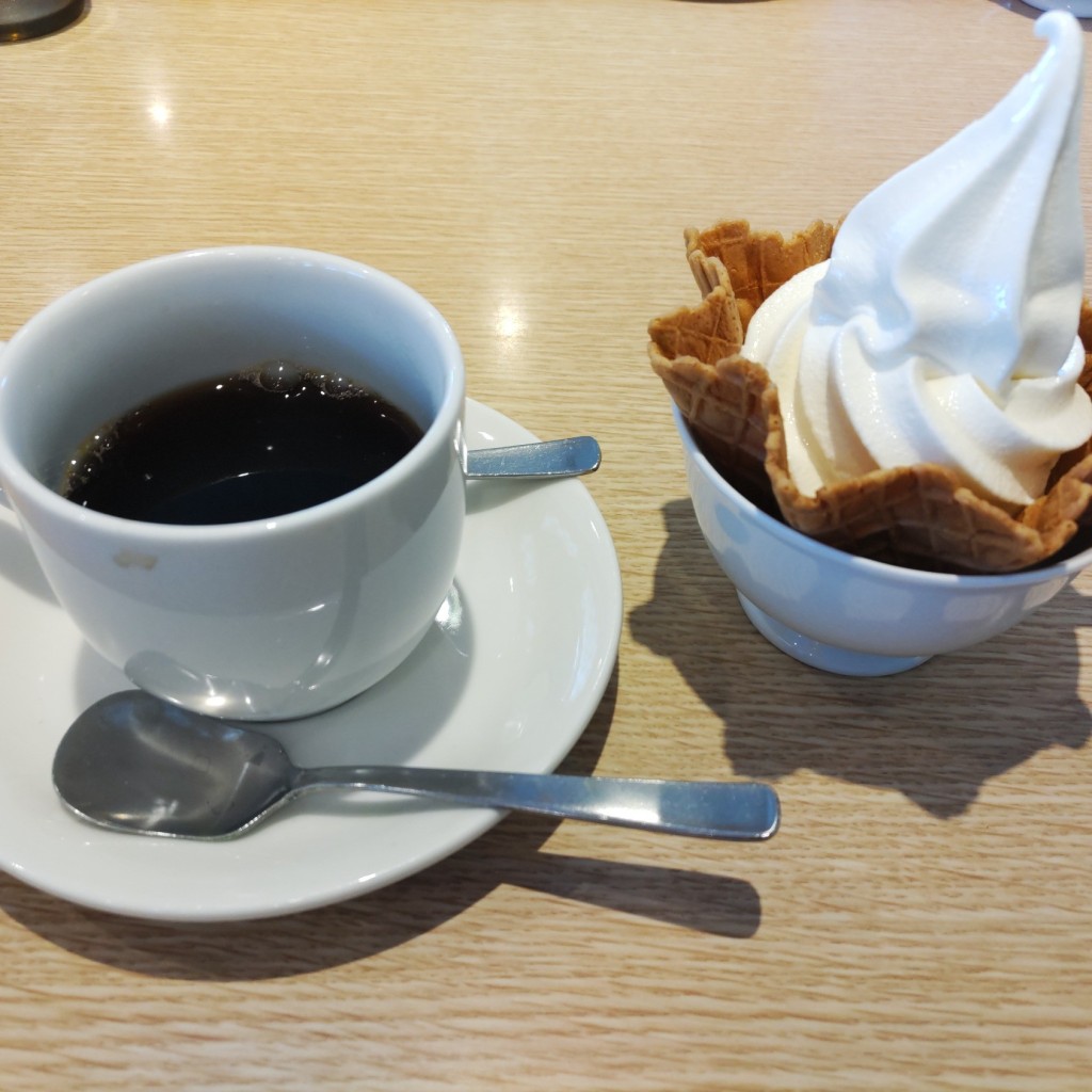 ユーザーが投稿した100円コーヒーの写真 - 実際訪問したユーザーが直接撮影して投稿した昭和町和食 / 日本料理和食レストランとんでん 昭島店の写真