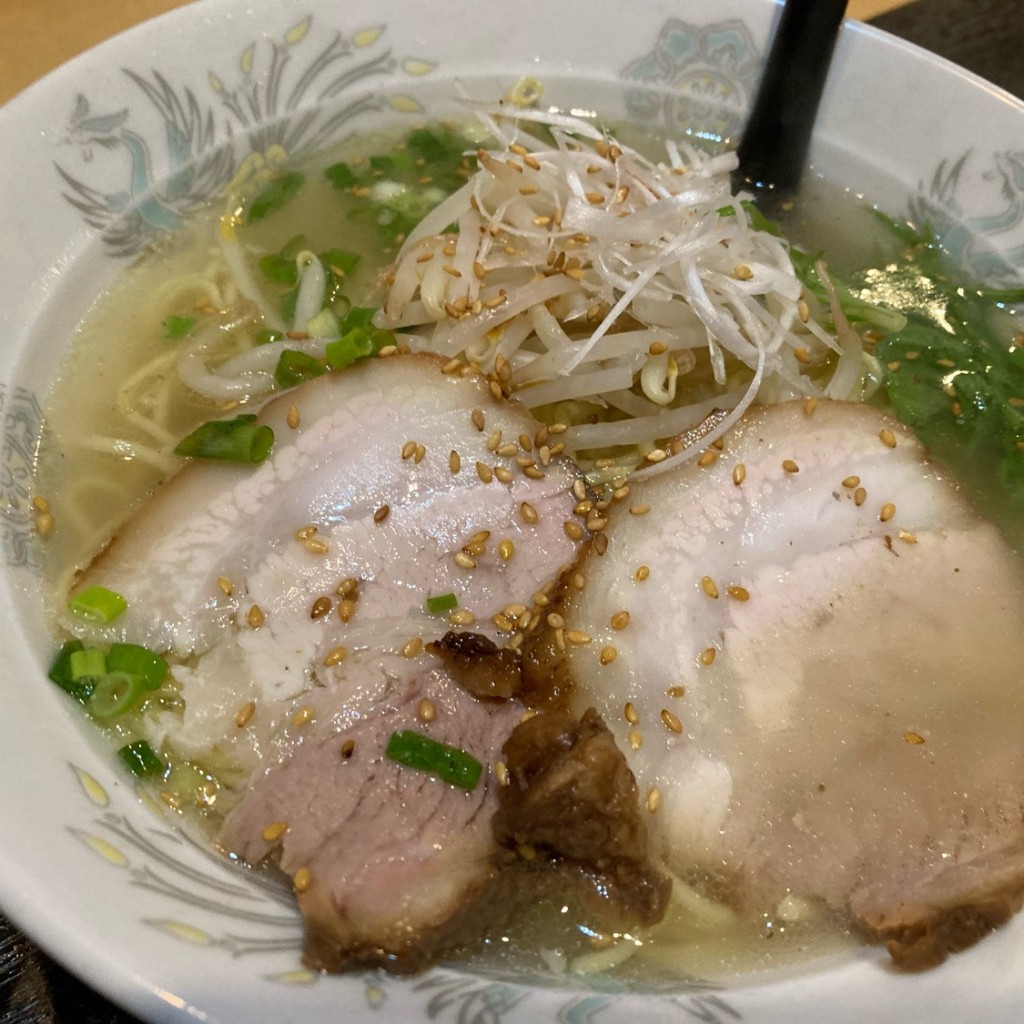 ユーザーが投稿した塩ラーメンの写真 - 実際訪問したユーザーが直接撮影して投稿した行幸田中華料理中華菜館開運の写真