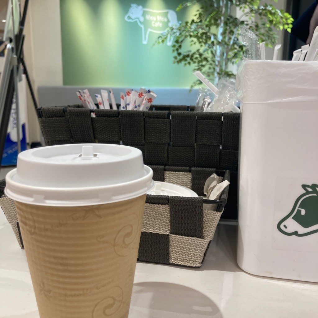 ユーザーが投稿したコーヒーの写真 - 実際訪問したユーザーが直接撮影して投稿した朝日が丘アイスクリームMOUMOU Cafeの写真