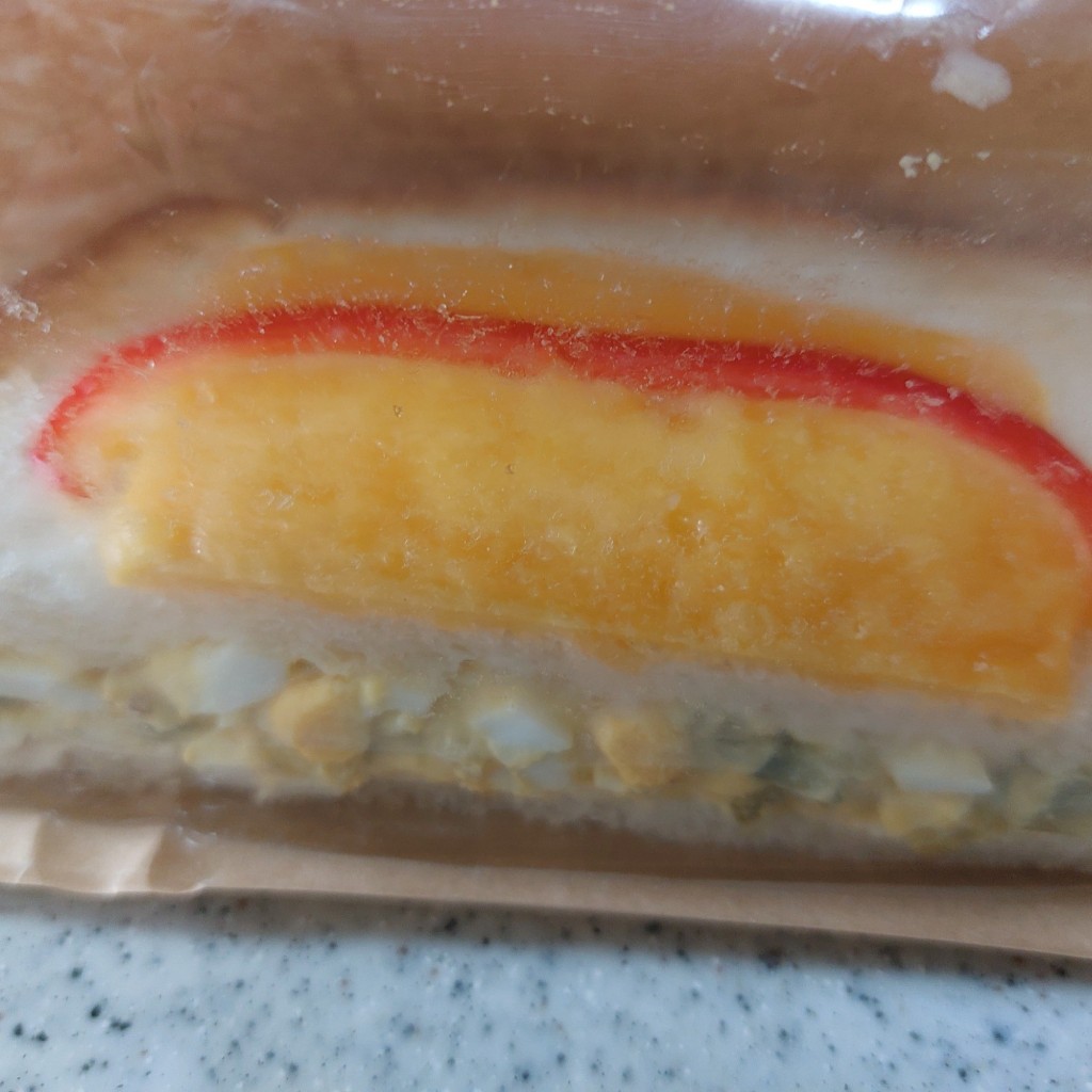 ユーザーが投稿したホットたまごサンドの写真 - 実際訪問したユーザーが直接撮影して投稿した鷲塚サンドイッチ食パン専門店5(ファイブ)の写真