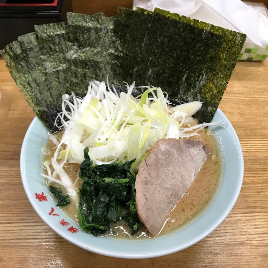 ユーザーが投稿したラーメン(海苔・ネギ)の写真 - 実際訪問したユーザーが直接撮影して投稿した和田ラーメン / つけ麺八家の写真