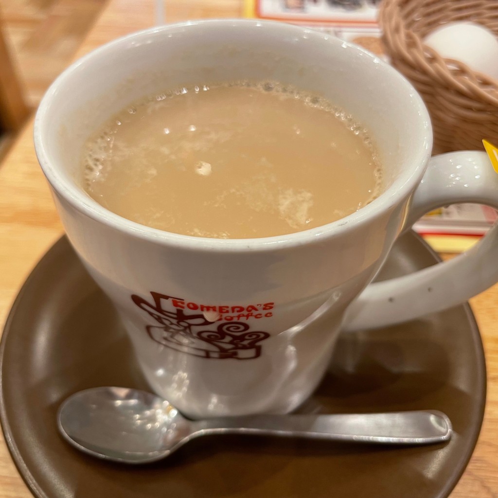 ユーザーが投稿した[豆乳]オーレの写真 - 実際訪問したユーザーが直接撮影して投稿した西新宿喫茶店コメダ珈琲店 東京医科大学病院店の写真