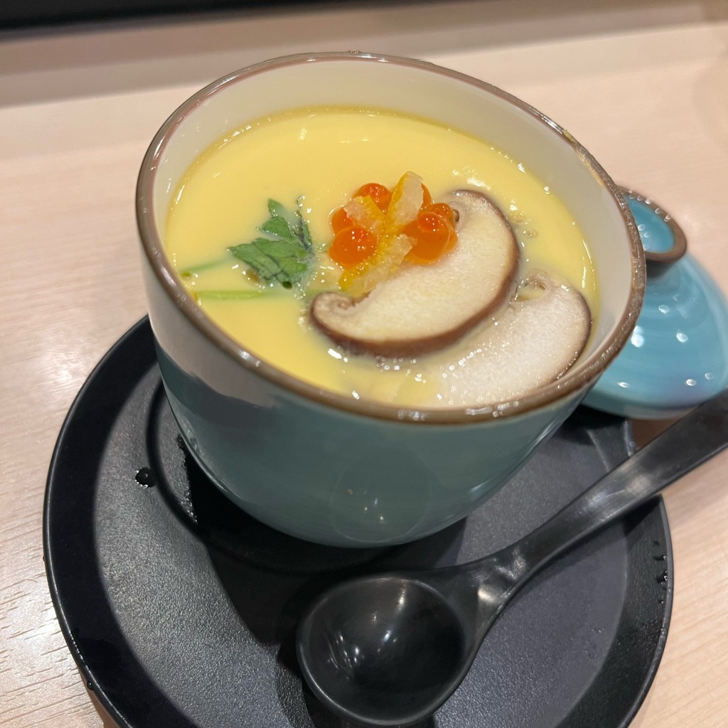 ユーザーが投稿した茶碗蒸しの写真 - 実際訪問したユーザーが直接撮影して投稿した江東橋寿司すしざんまい 錦糸町店の写真