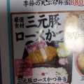 Bロースカツ弁当 - 実際訪問したユーザーが直接撮影して投稿した日新町和食 / 日本料理花満円 アルプラザ香里園店の写真のメニュー情報