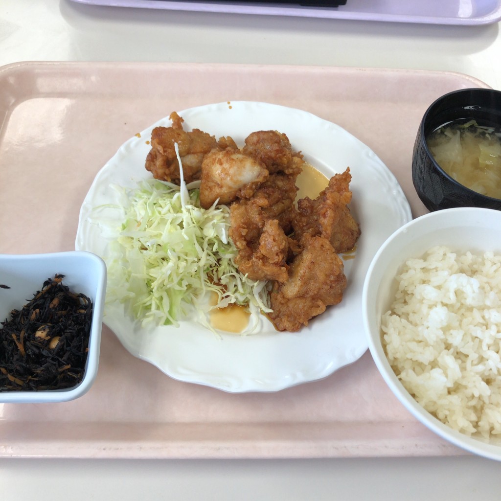 ユーザーが投稿したザンタレ定食の写真 - 実際訪問したユーザーが直接撮影して投稿した前田一条その他飲食店札幌市手稲区役所 食堂の写真