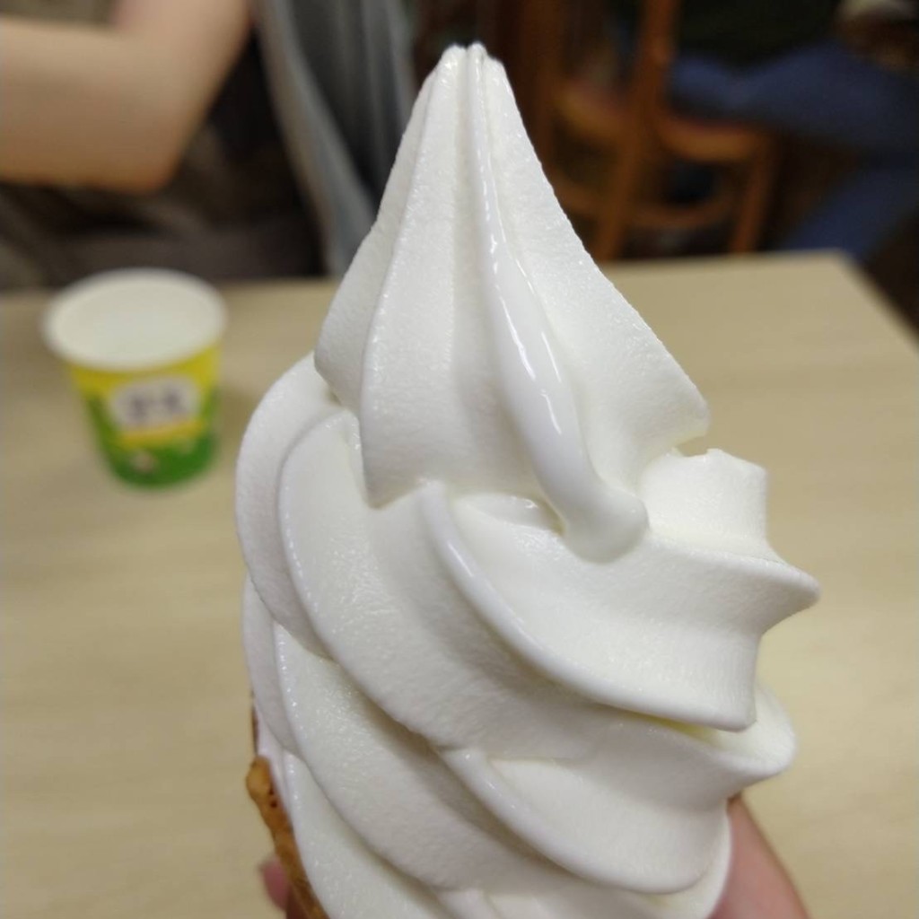 ユーザーが投稿したミルクソフトクリームの写真 - 実際訪問したユーザーが直接撮影して投稿した遠刈田温泉パスタ蔵王酪農センター チーズハウスの写真