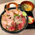 能登牛と能登豚の肉丼 - 実際訪問したユーザーが直接撮影して投稿した木ノ新保町ステーキ金沢肉食堂の写真のメニュー情報