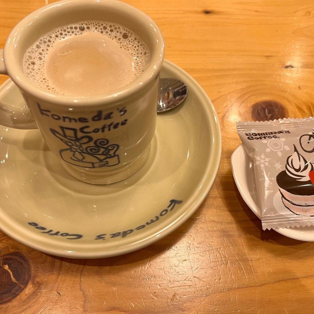 ユーザーが投稿したカフェオーレの写真 - 実際訪問したユーザーが直接撮影して投稿した天神喫茶店コメダ珈琲店 福岡天神南店の写真