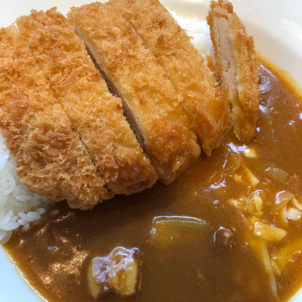 ユーザーが投稿したチキンカツカレーの写真 - 実際訪問したユーザーが直接撮影して投稿した有楽町カレーカレーショップ C&C 有楽町店の写真