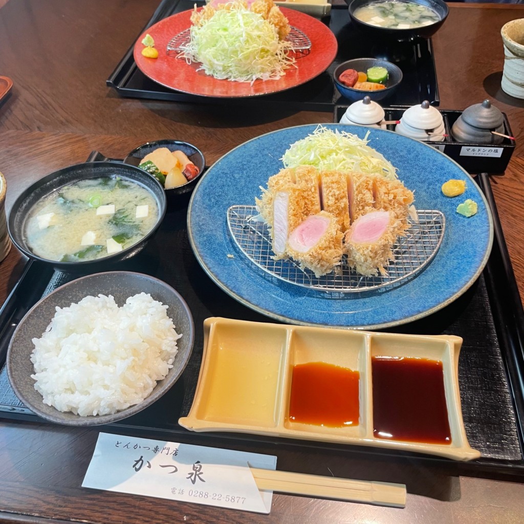 ユーザーが投稿したLunchロースヒレの写真 - 実際訪問したユーザーが直接撮影して投稿した今市とんかつかつ泉の写真