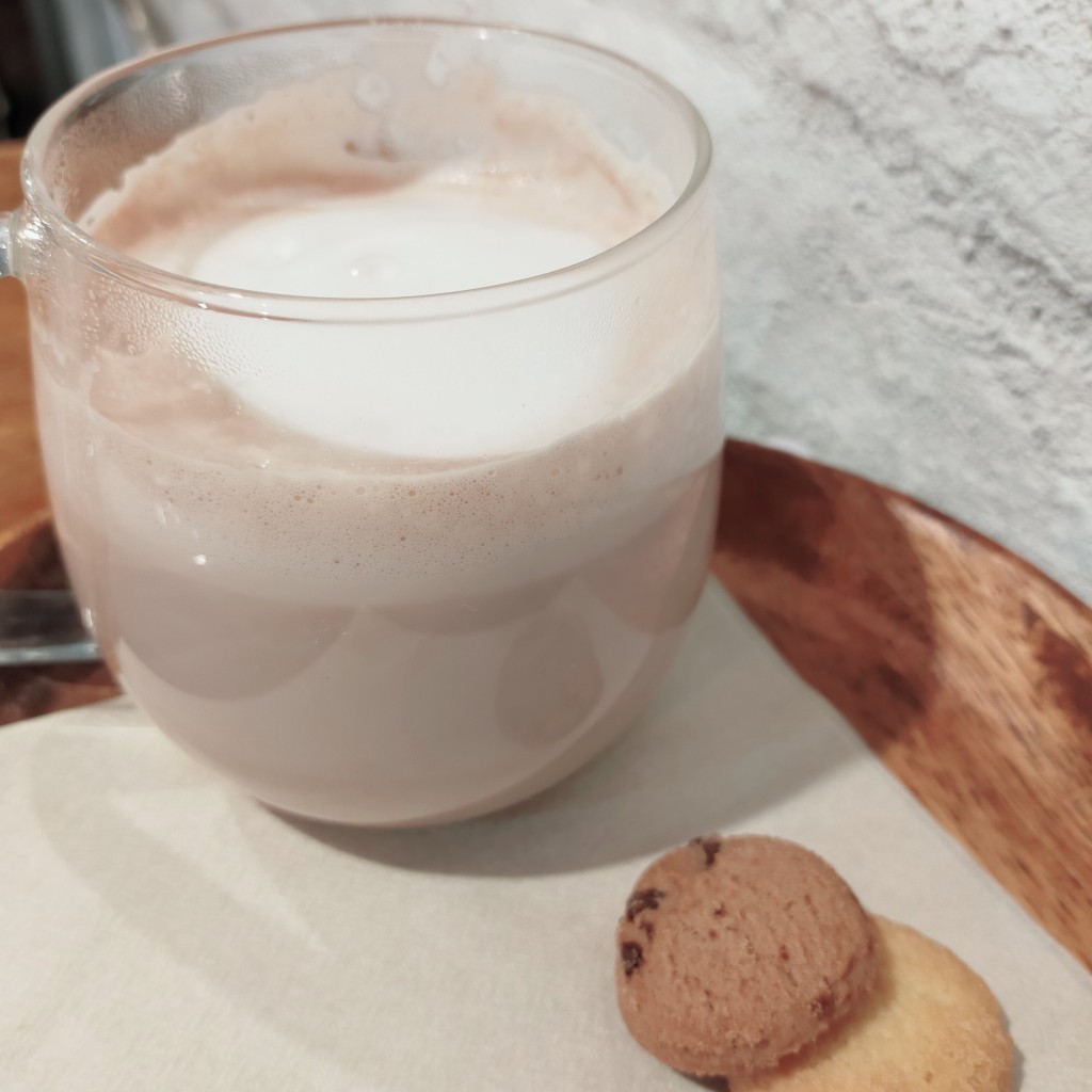 ユーザーが投稿した紅芋オレの写真 - 実際訪問したユーザーが直接撮影して投稿した東五反田カフェCafe au lait Tokyoの写真