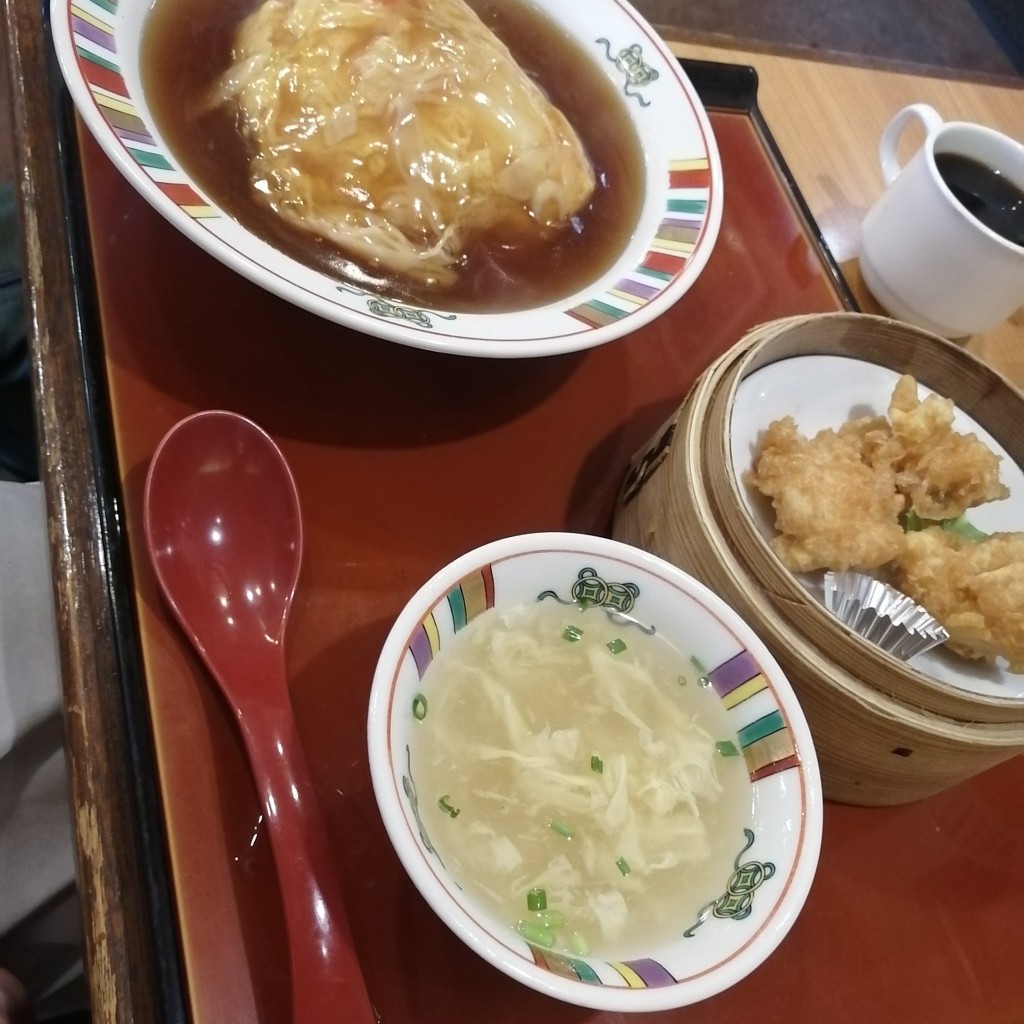 ユーザーが投稿した中華飯ランチの写真 - 実際訪問したユーザーが直接撮影して投稿した上福岡町中華料理すけろく 上福岡店の写真