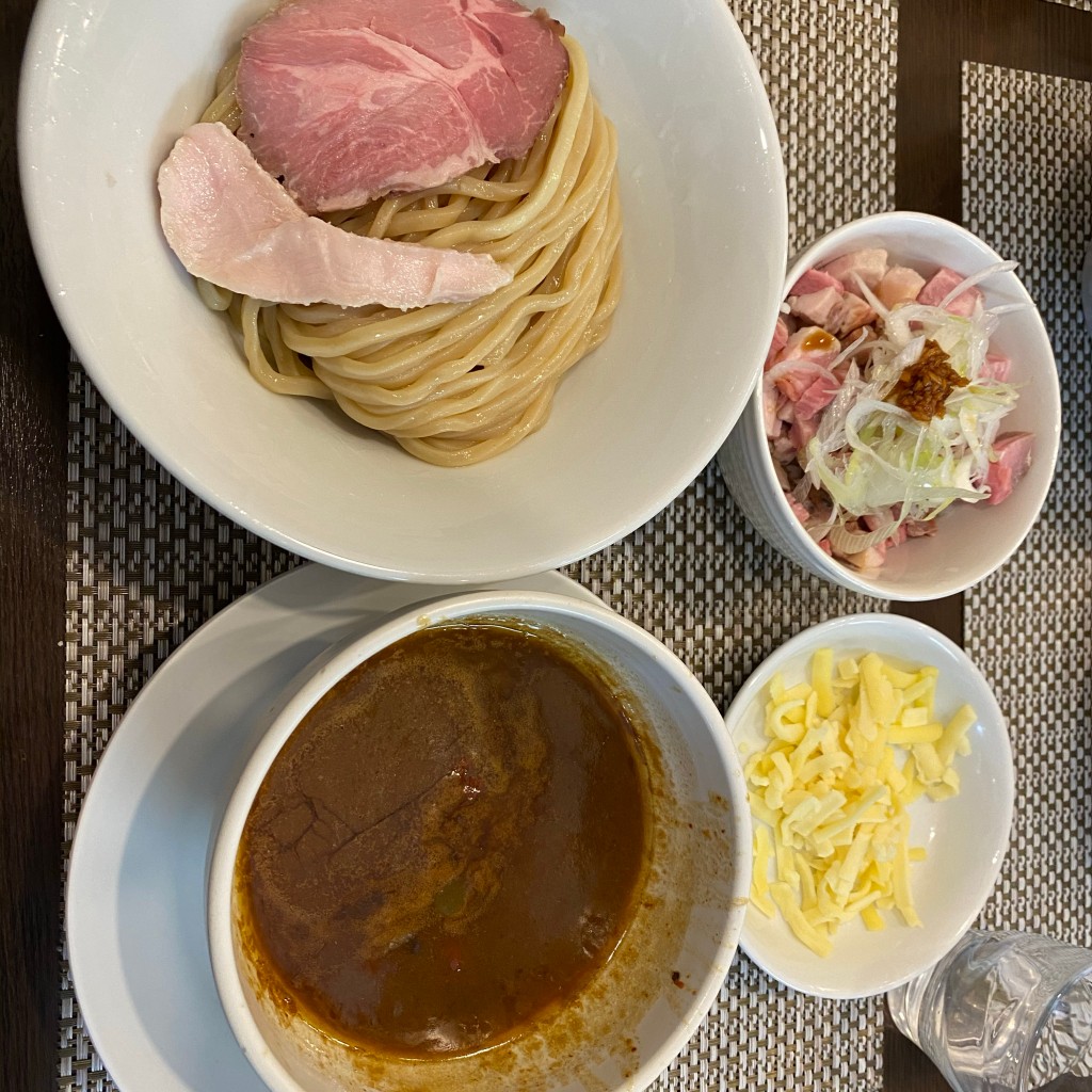 ユーザーが投稿したカレーつけ麺の写真 - 実際訪問したユーザーが直接撮影して投稿した西竹の塚つけ麺専門店つけ麺 和の写真