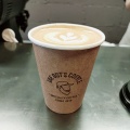 ラテ - 実際訪問したユーザーが直接撮影して投稿した中崎コーヒー専門店ザ ガッツ コーヒーの写真のメニュー情報