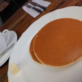 ホットケーキとホットコーヒー - 実際訪問したユーザーが直接撮影して投稿した諏訪栄町喫茶店カフェテラス スワサロンの写真のメニュー情報