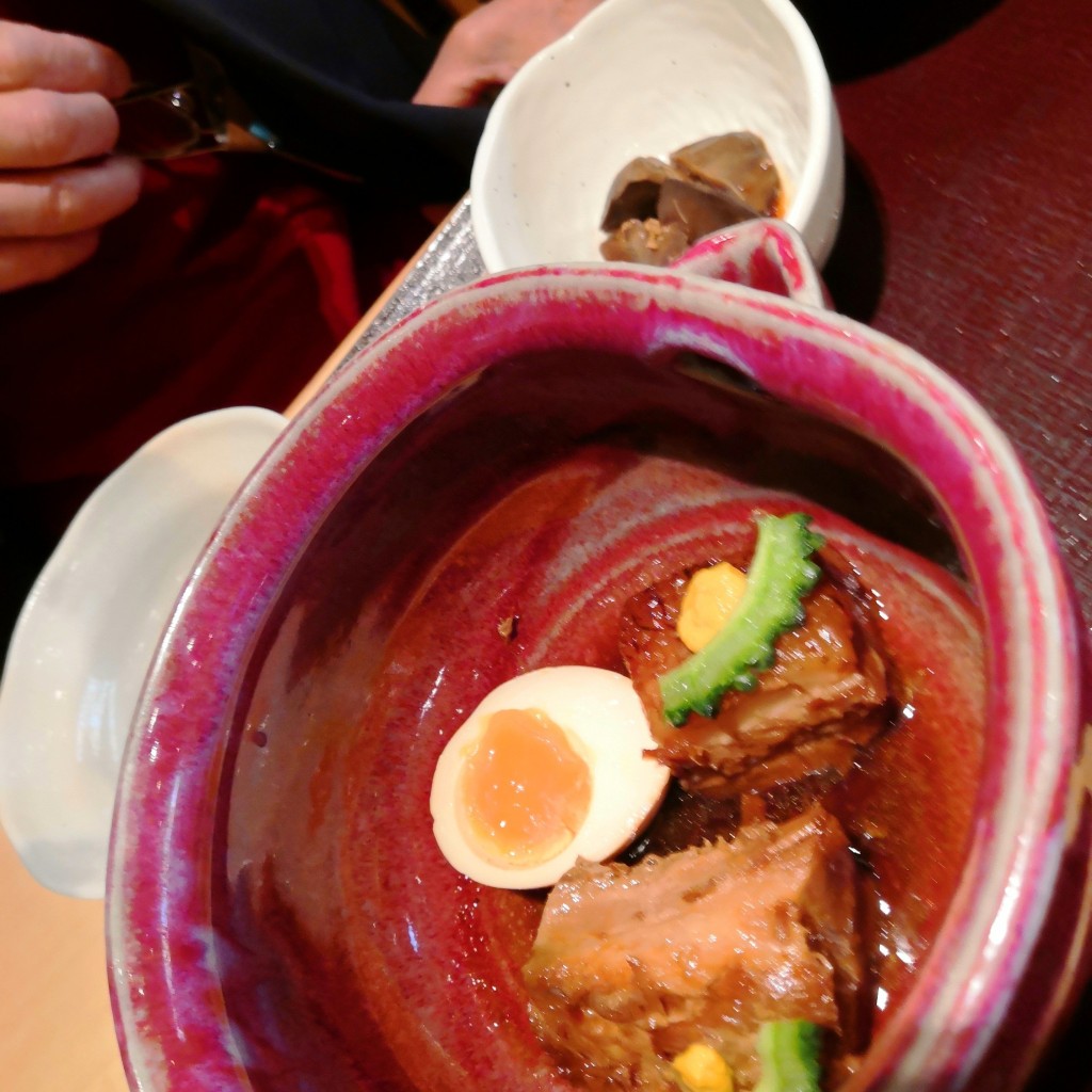 ユーザーが投稿した黒糖ラフティ定食の写真 - 実際訪問したユーザーが直接撮影して投稿した赤坂居酒屋DO-ZO 赤坂Bizタワー店の写真