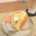 桜シフォンサンド - 実際訪問したユーザーが直接撮影して投稿した松風町カフェDish & Coffee Cercleの写真のメニュー情報