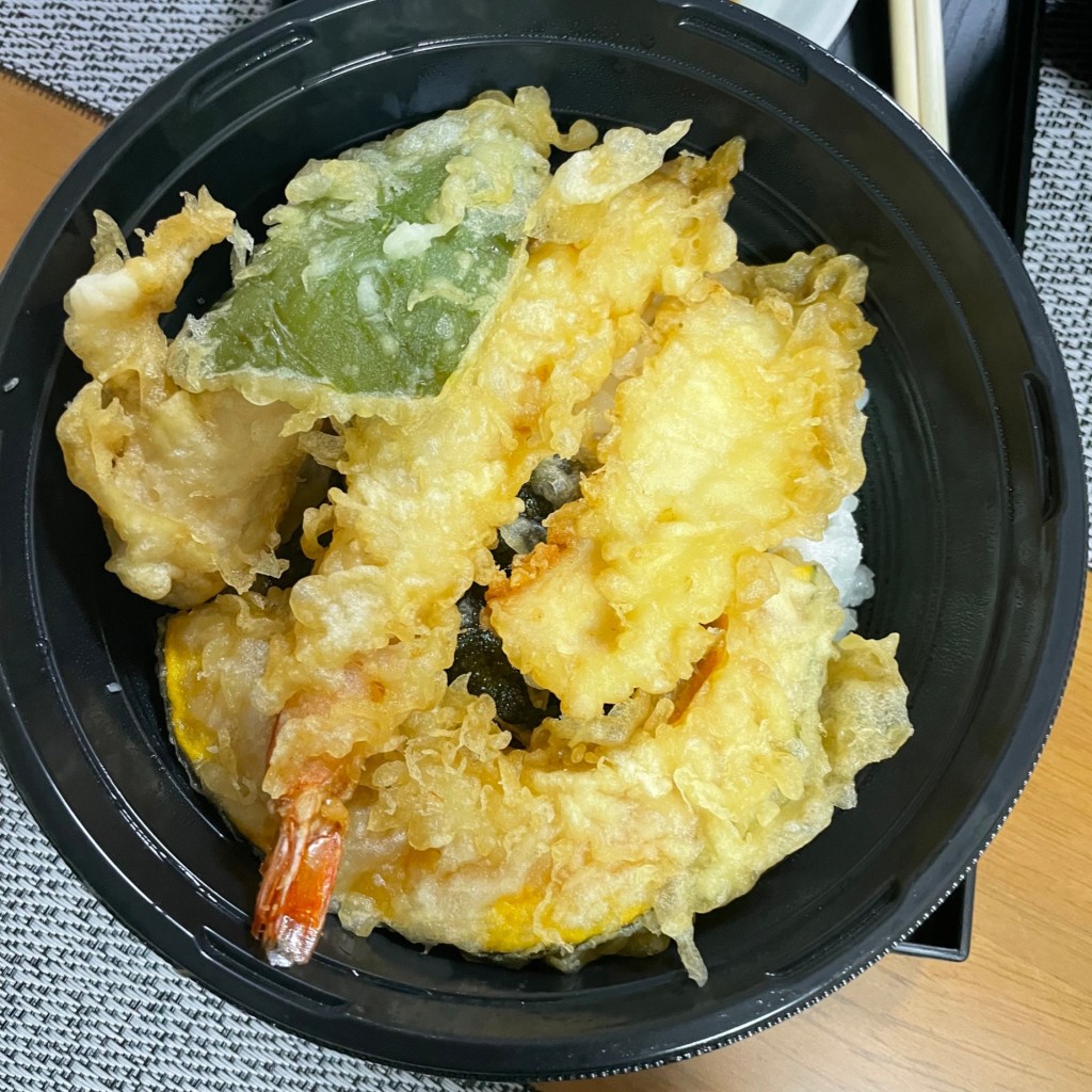 ユーザーが投稿した持/TO 一代天丼の写真 - 実際訪問したユーザーが直接撮影して投稿した金城天ぷらてんぷら一代 那覇店の写真