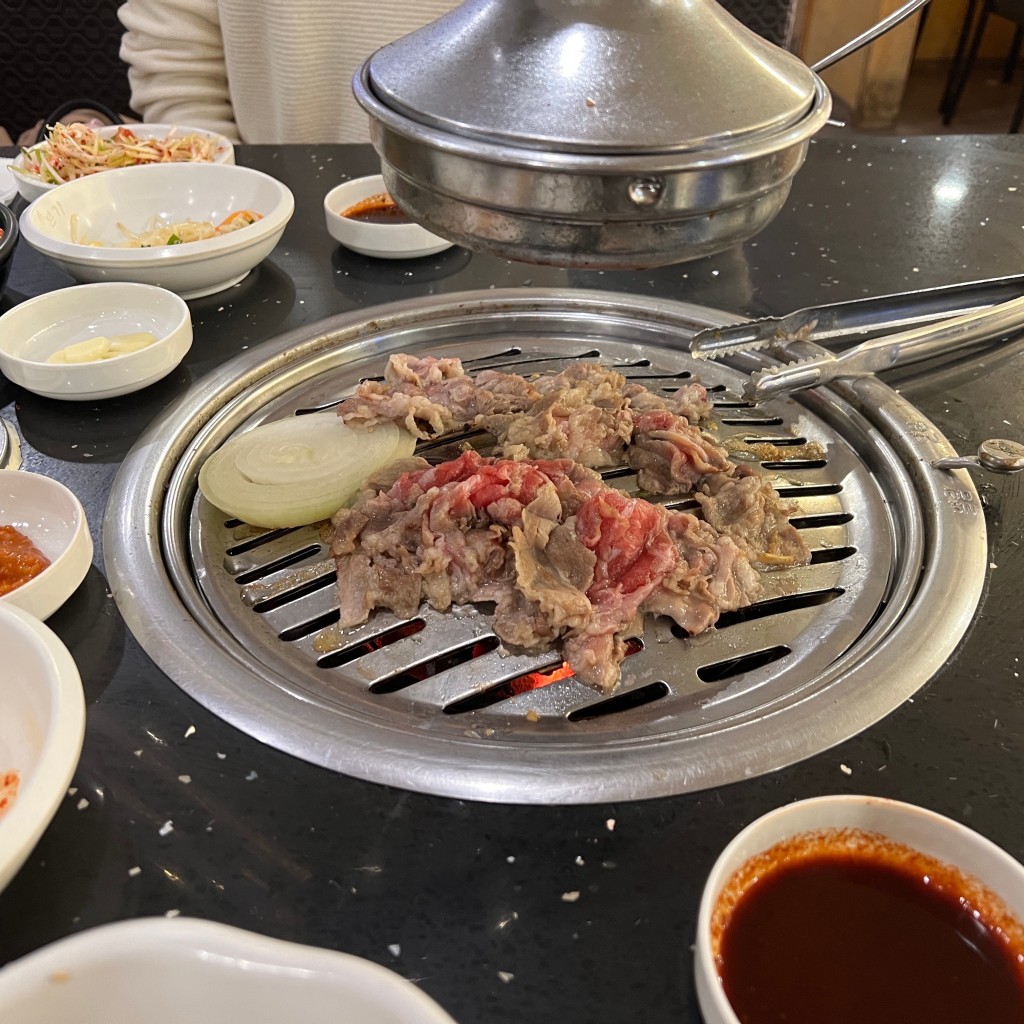 ユーザーが投稿したウサムギョブの写真 - 実際訪問したユーザーが直接撮影して投稿した大久保韓国料理本家 ボンガ 新宿職安通り店の写真