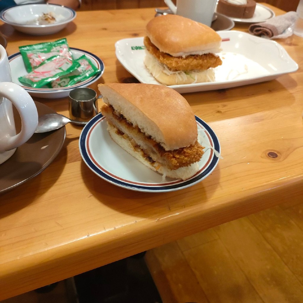 ユーザーが投稿したみそカツパンの写真 - 実際訪問したユーザーが直接撮影して投稿した曽屋喫茶店コメダ珈琲店 秦野店の写真