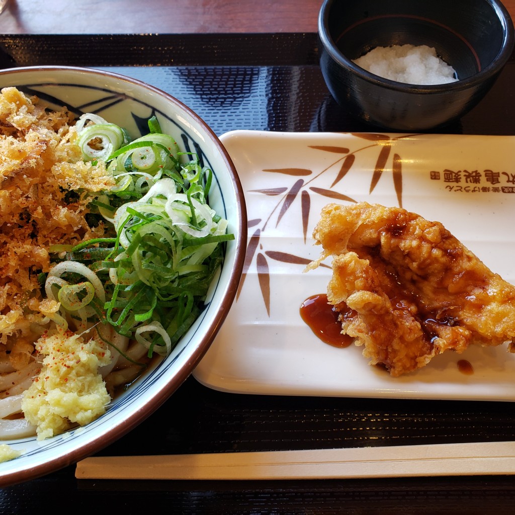 はっぴぃさんが投稿した田尻うどんのお店丸亀製麺 大分わさだ店/マルガメセイメン オオイタワサダテンの写真