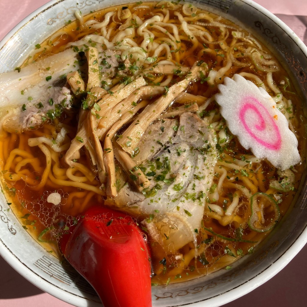 ユーザーが投稿した赤湯ラーメンの写真 - 実際訪問したユーザーが直接撮影して投稿した春日ラーメン / つけ麺龍上海 米沢支店の写真