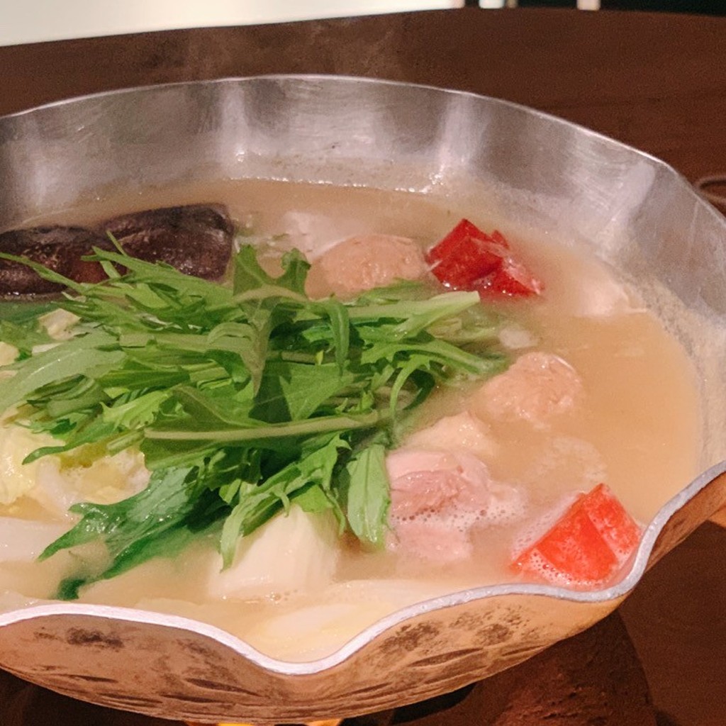 ユーザーが投稿したKyotochickenHotpotの写真 - 実際訪問したユーザーが直接撮影して投稿した六本木懐石料理 / 割烹日本料理 旬房の写真