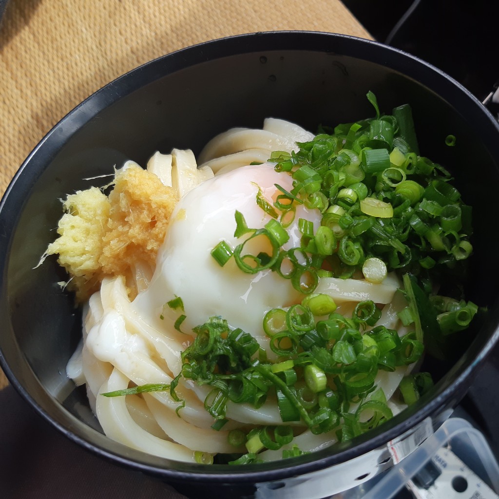 ユーザーが投稿した温泉玉子の写真 - 実際訪問したユーザーが直接撮影して投稿した高瀬町上麻うどん須崎食料品店の写真