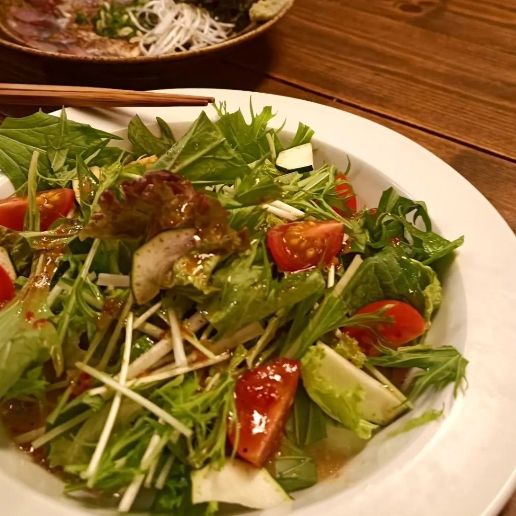 実際訪問したユーザーが直接撮影して投稿した祇園町居酒屋かかし 野菜 お酒の写真