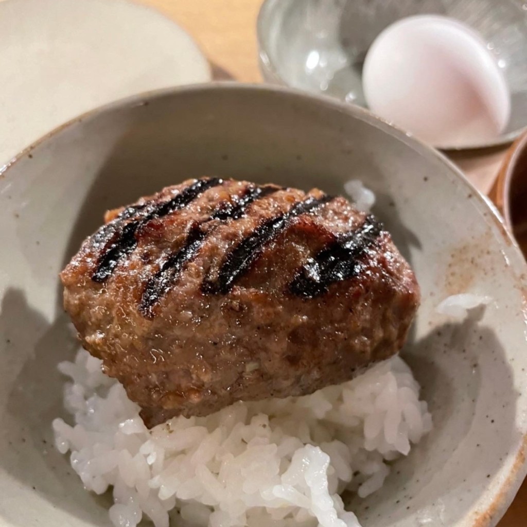 ユーザーが投稿したハンバーグの写真 - 実際訪問したユーザーが直接撮影して投稿した道玄坂肉料理挽肉と米 渋谷店の写真