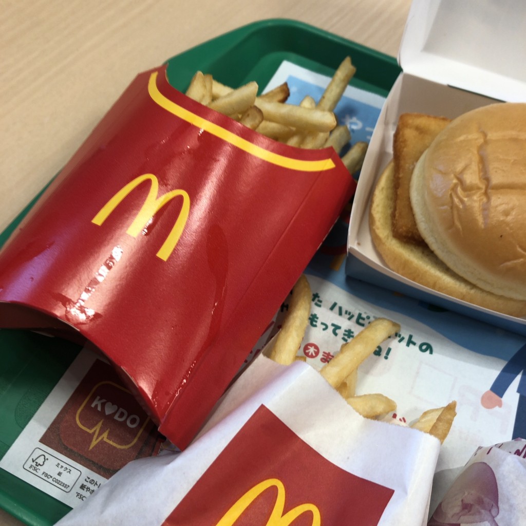 ユーザーが投稿したフライポテトの写真 - 実際訪問したユーザーが直接撮影して投稿した舟倉ファーストフードマクドナルド 久里浜街道舟倉店の写真