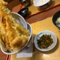 穴子2本天丼 - 実際訪問したユーザーが直接撮影して投稿した志都呂町天ぷら麦とろ 天麩羅 あげてんや 浜松イオンモール浜松志都呂店の写真のメニュー情報