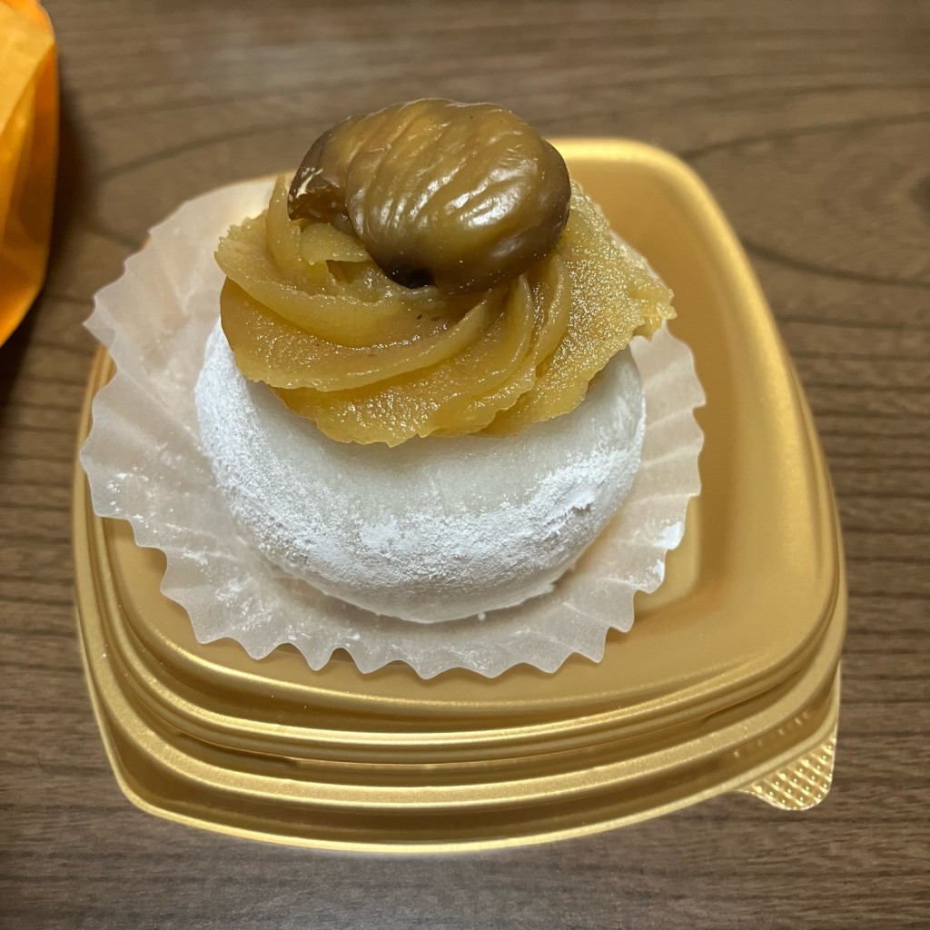 ユーザーが投稿した芋モンブラン大福の写真 - 実際訪問したユーザーが直接撮影して投稿した日高町和菓子妙ちくりん 高崎新保店の写真