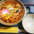 玉子入味噌煮込みうどん - 実際訪問したユーザーが直接撮影して投稿した木曽川町玉ノ井うどん多助 木曽川店の写真のメニュー情報