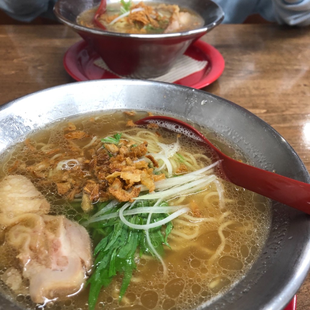 ユーザーが投稿した塩ラーメンの写真 - 実際訪問したユーザーが直接撮影して投稿した別所町小林ラーメン / つけ麺らーめん七福神の写真