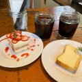 チーズケーキ - 実際訪問したユーザーが直接撮影して投稿した茶屋町カフェCafe de galerie by la vie a la Campagneの写真のメニュー情報