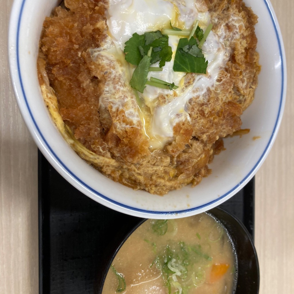 ユーザーが投稿したカツ丼(竹)の写真 - 実際訪問したユーザーが直接撮影して投稿した下町とんかつかつや 愛知西尾店の写真