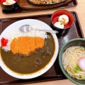 カツ黒カレー - 実際訪問したユーザーが直接撮影して投稿した多々良うどんうちだ屋 多々良店の写真のメニュー情報