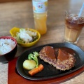 ハンバーグランチ - 実際訪問したユーザーが直接撮影して投稿した染野カフェもんちっち3の写真のメニュー情報