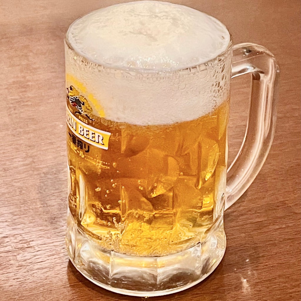 ユーザーが投稿したKirin Draft Beer一番の写真 - 実際訪問したユーザーが直接撮影して投稿した八重洲インドカレー南インド料理 ダクシン 八重洲店の写真